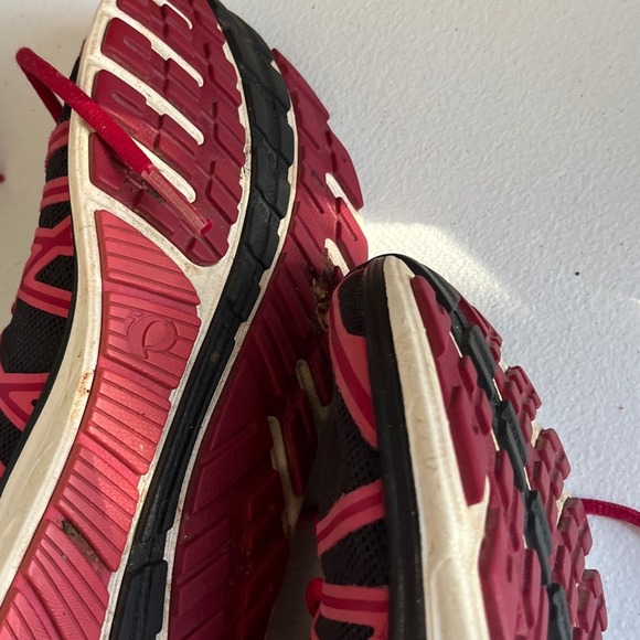 Pearl Izumi Womens Running Shoes Black Pink Lace Up Size 7.5 - Picture 5 of 5